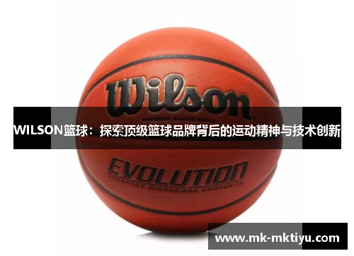 WILSON篮球：探索顶级篮球品牌背后的运动精神与技术创新